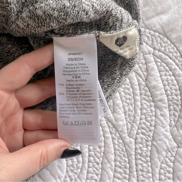 Madewell - Telluride Pullover Sweater - Marled Storm - Picture 7 of 11